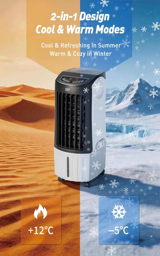 LN-19， 2-in-1 Air Cooler: Ultimate Comfort in Every Season