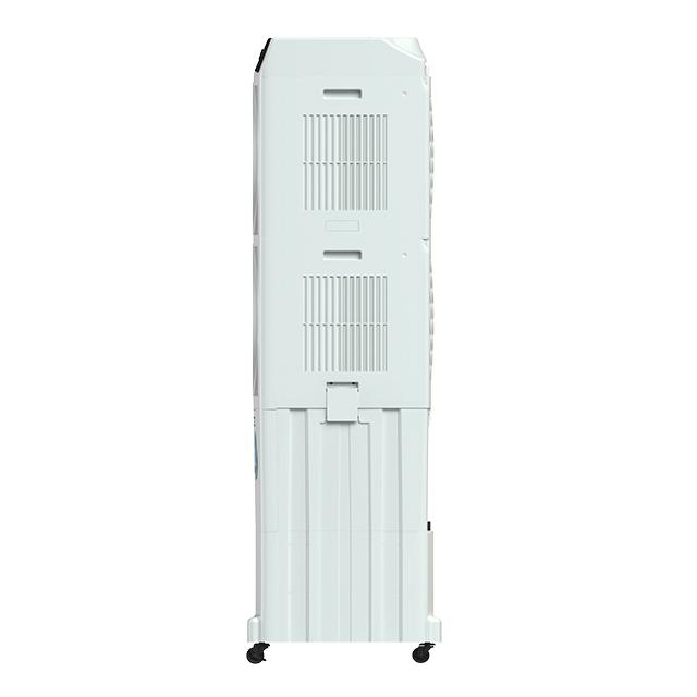 Double Air Outlets Strong Volume Household 45L Large Detachable Water Tank Evaporative Air Cooler Fan with Heightened Pedestal