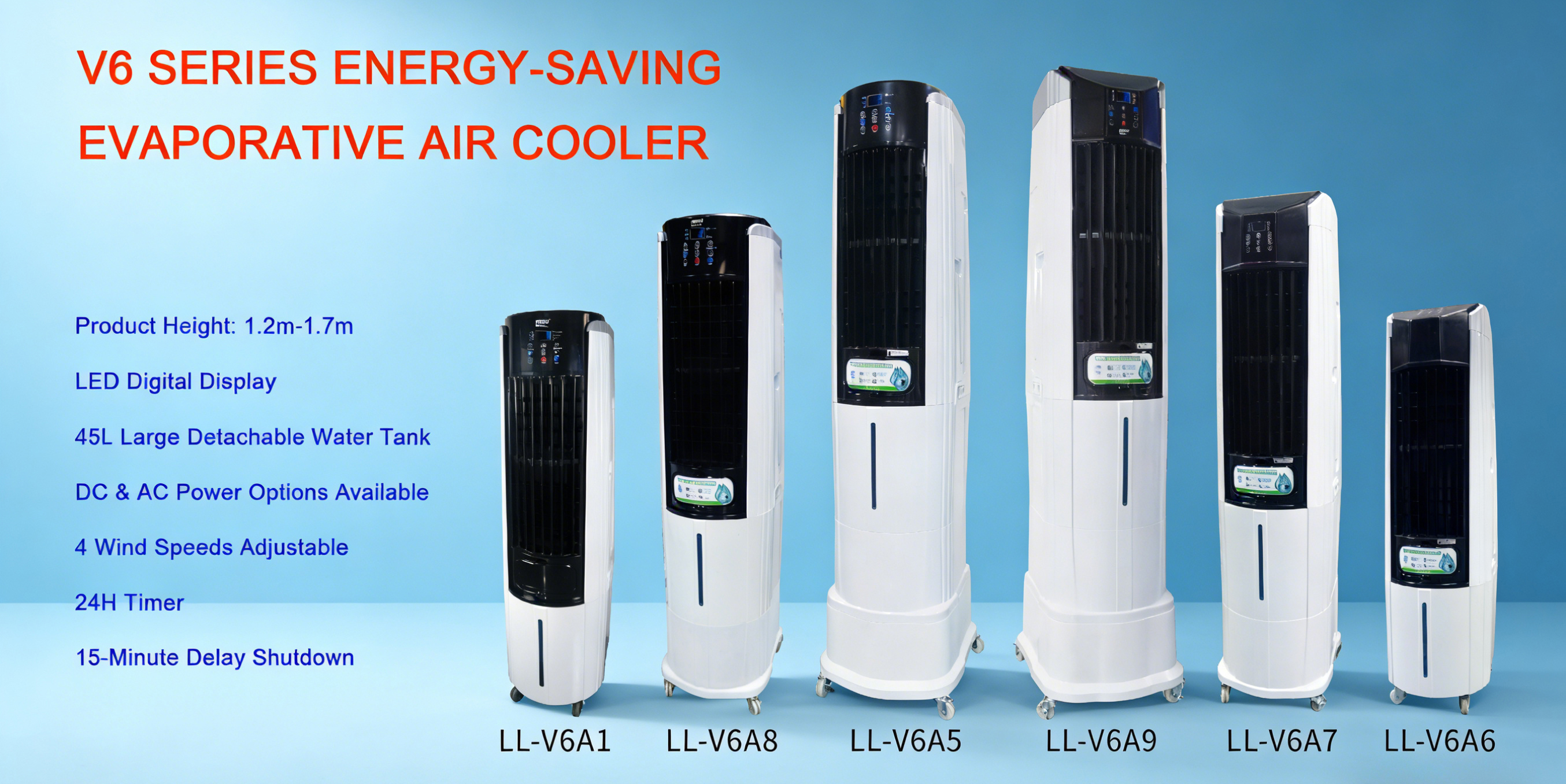 RBW V6 Series Air Cooler: Powerful, Eco-Conscious Cooling with Unmatched Convenience