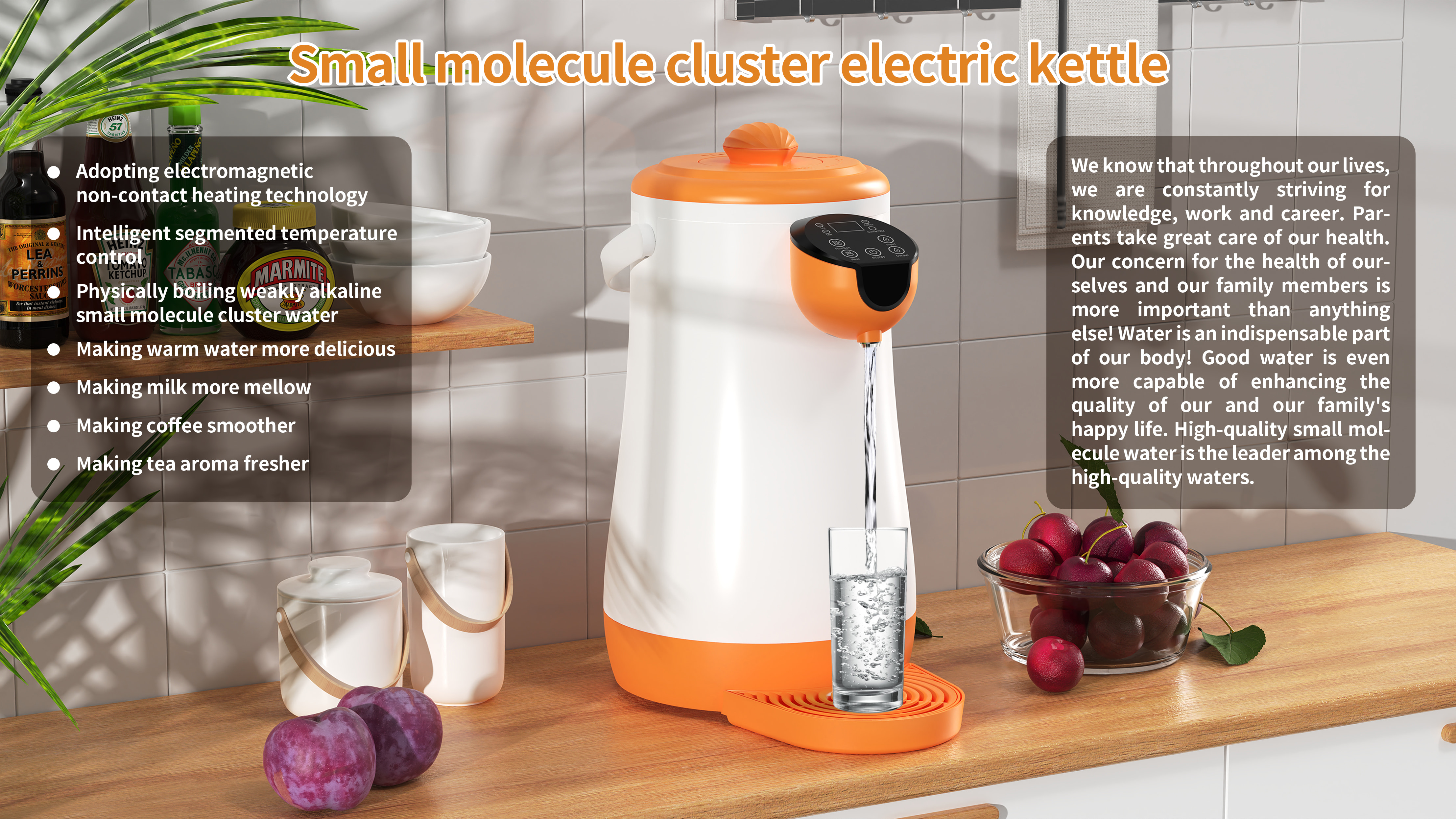 Small Molecule Electric Kettle: Healthy option for your life