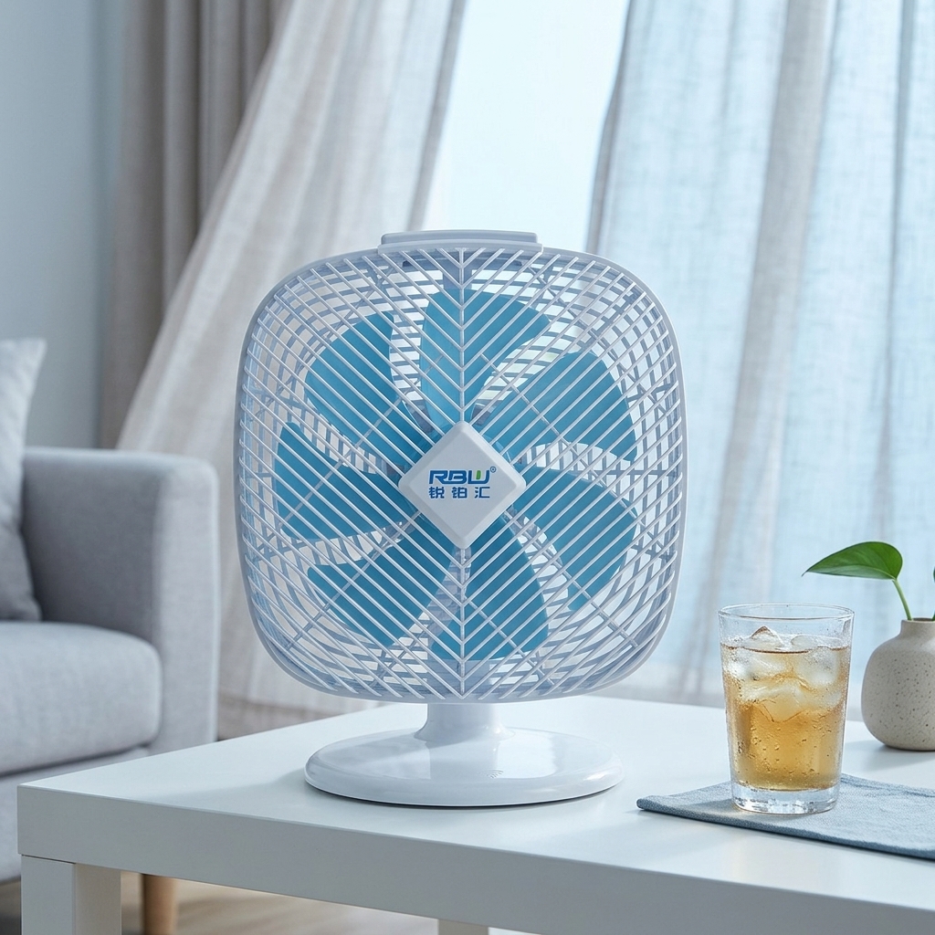 WiFi connection rechargeable desktop fan FSZ13A, patented 3D Appearance