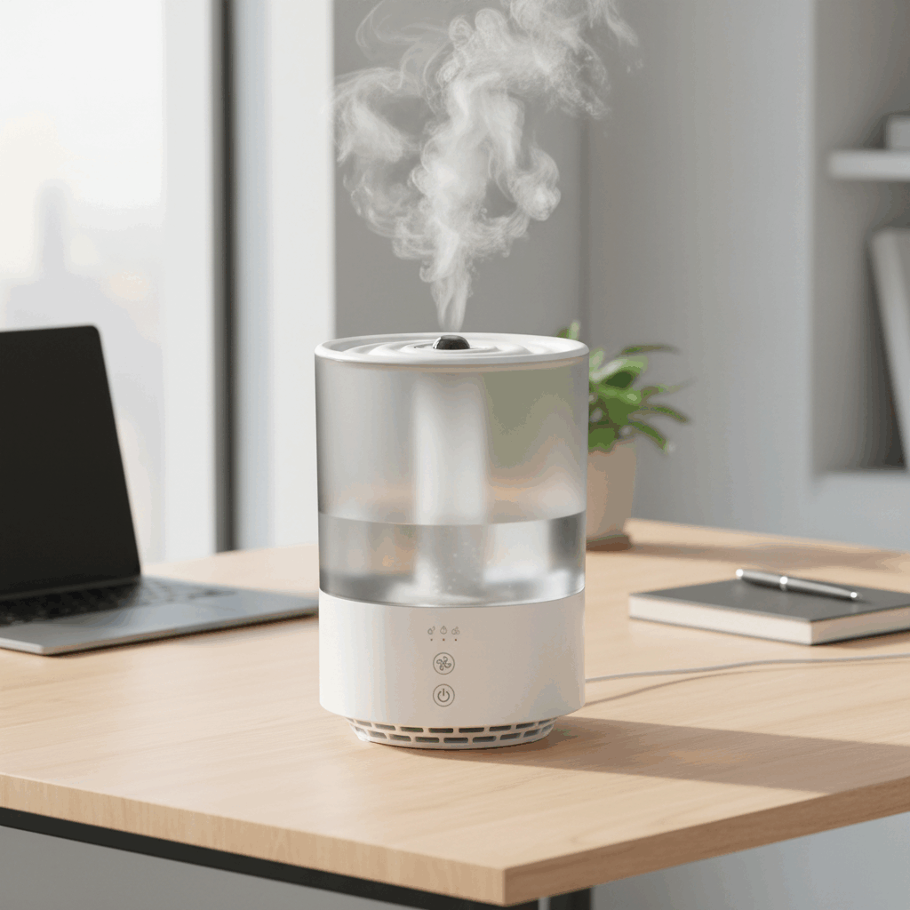 Quiet, Moist, All-Day Comfort – FS01F Ultrasonic Humidifier