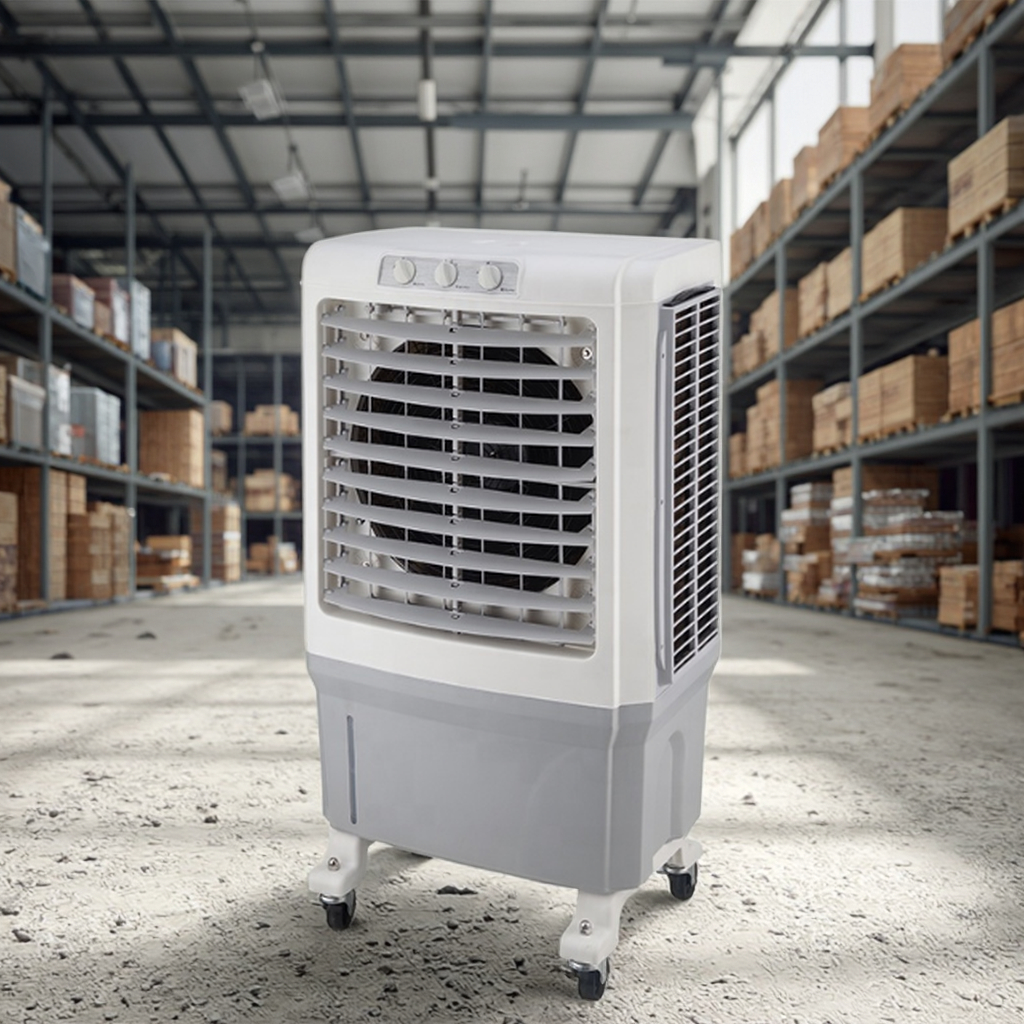 RBW-045 Mobile Evaporative Air Cooler | Energy-Saving Water Air Cooler for Small Workshops