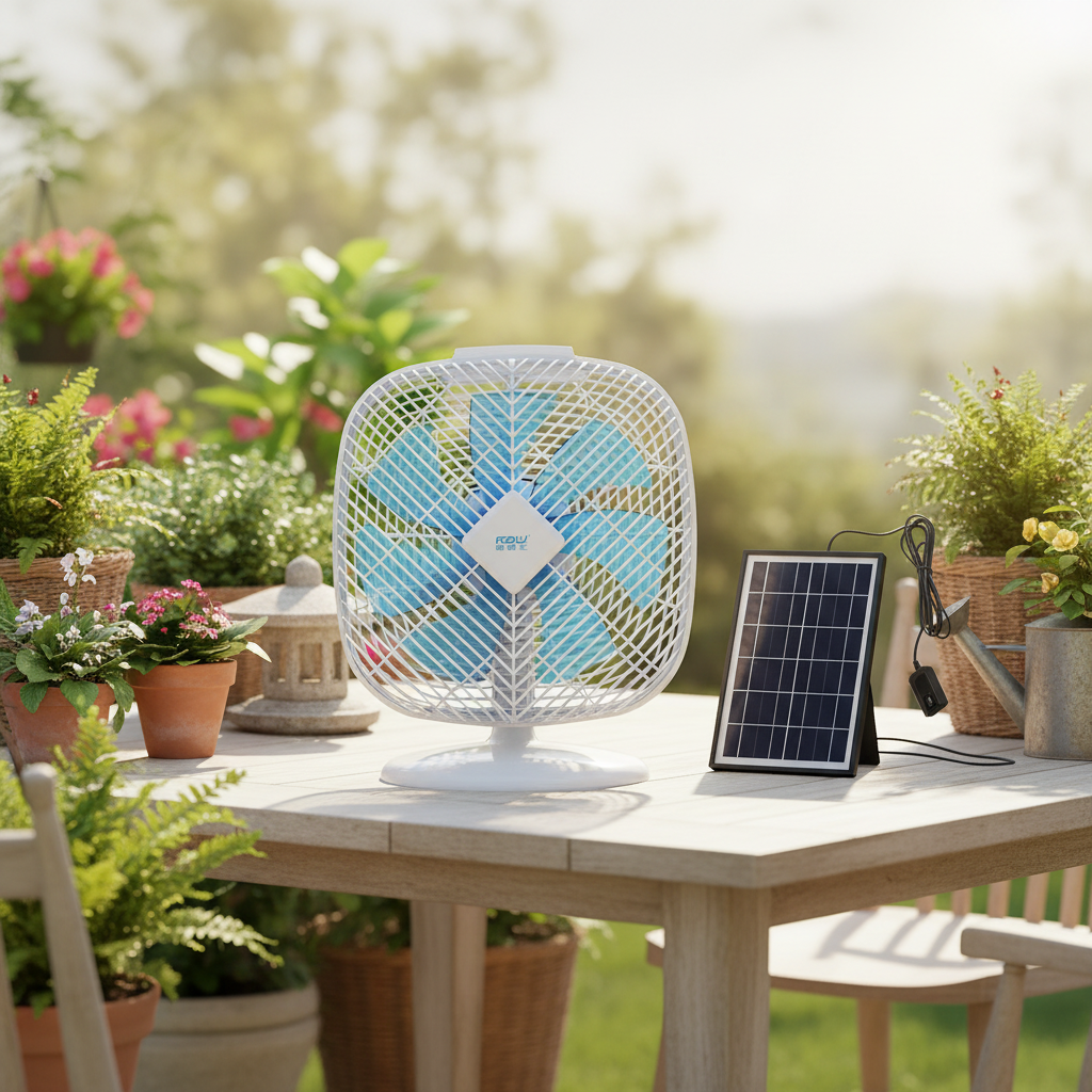 FSZ-13A Desktop Rechargeable DC Fan，Redefining Summer Coolness